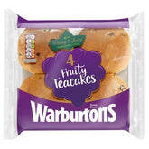 Warburtons 4 Fruity Teacakes  Adomoo